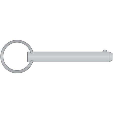 Heritage Industrial Detent Pin 3/8 x -1/2 SS300 PL DTPS-0375-0500